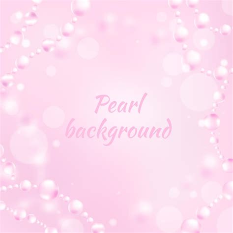 Premium Vector Pink Pearl Background