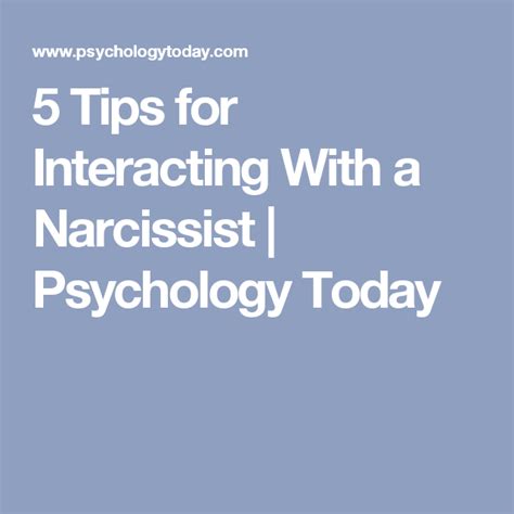 5 tips for interacting with a narcissist psychology today psychology today narcissist