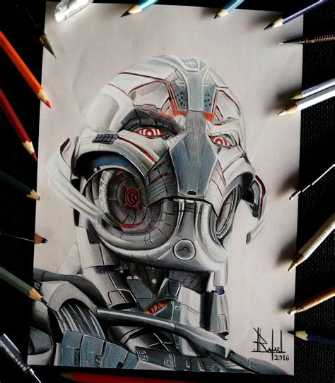 Ultron Drawing At Explore Collection Of Ultron Drawing