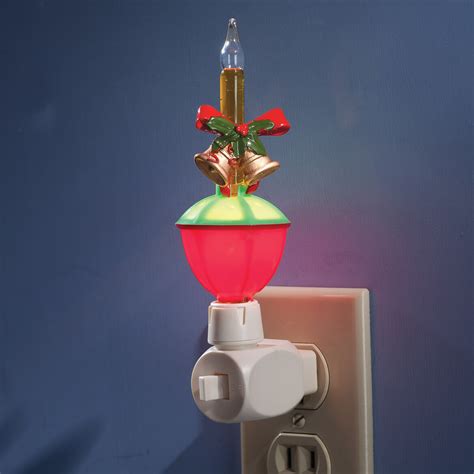 Christmas Bubble Night Light With Interchangeable Clips Miles Kimball