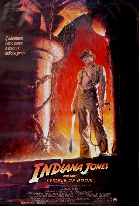 Indiana Jones And The Temple Of Doom Poster