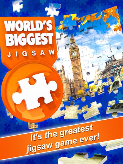 Then they all go together to make this larger than life puzzle. Jigsaw : World's Biggest Jig Saw Puzzle By AppyNation Ltd