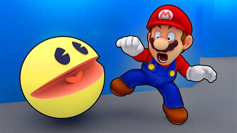 Mario Vs Pac Man 3d Youtube
