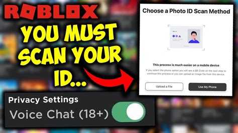 Roblox Voice Chat Requires A Verified Id Youtube