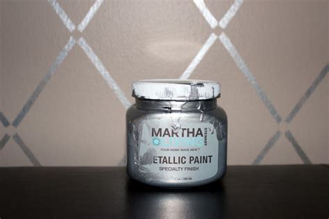Wall Stencils For Painting Silver Metallic Paint
