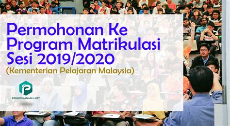 Bagi penuntut institut pengajian tinggi (ipt) di malaysia yang merupakan anak negeri selangor. Permohonan Ke Program Matrikulasi Sesi 2019/2020 ...