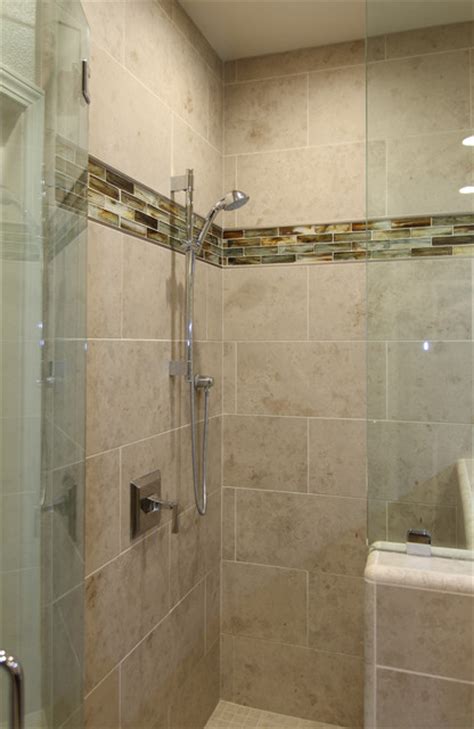 Large Tile Shower In Master Bath Morgan Hill Ca