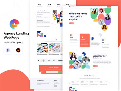 Agency Landing Web Page By Artoon Solutions On Dribbble