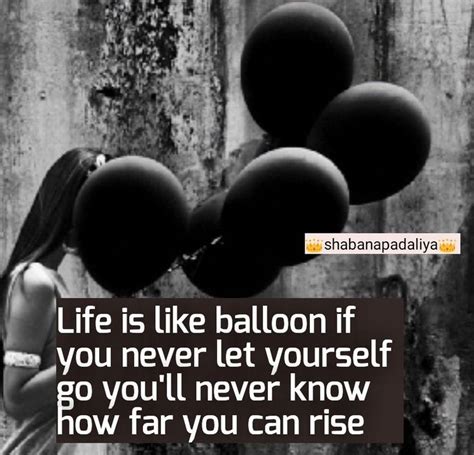 A Woman Standing In Front Of Balloons With The Caption Life Is Like