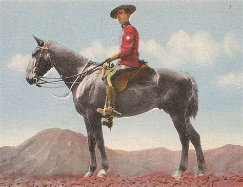 Royal Canadian Mounted Police Early 1900s Postcard Canada Etsy