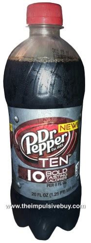 Review Dr Pepper Ten The Impulsive Buy