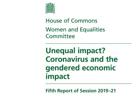 Government Papers Unequal Impact Coronavirus And The Gendered