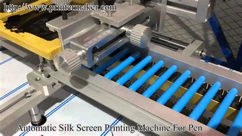 Pen Automatic Printing Machine Auto Printing Machine For Pen Youtube