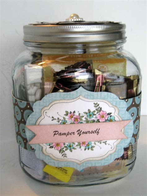Pamper) trimis de raduborza pamper — pam′pər vt. Crafty Creations : Pamper Yourself Jar