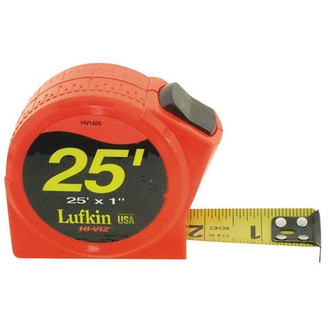 Lufkin P1000 Measuring Tape 25 Ft L X 1 In W