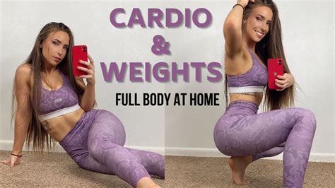 Weights And Cardio Full Body At Home Workout Minute Full Body Workout YouTube