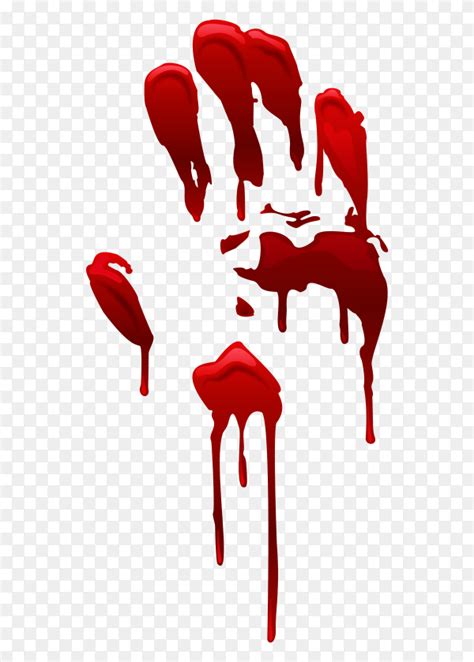 Bloody Handprint On Transparent Background Png Similar Png