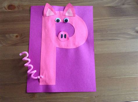 Letter P Crafts İdeas For Preschool Preschool Crafts Letter P