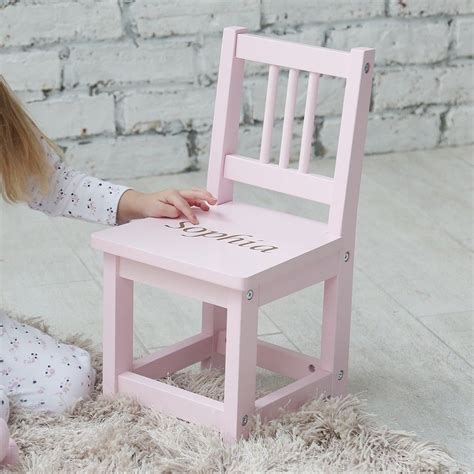 Then these bright boys' chairs, girls' desks and toddler craft tables. Personalised Baby Gifts | Childrens chairs, Dining chairs ...