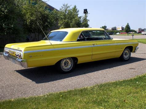 The best muscle cars is proud to offer this real fine 409 !! Car Photos, prova275: Really Yellow… 64 Impala Super Sport ...