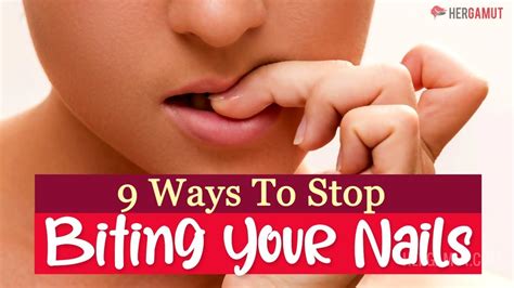 9 Ways To Stop Biting Your Nails Youtube