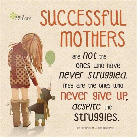 Successful Mothers Are Not The Ones Who Have Never