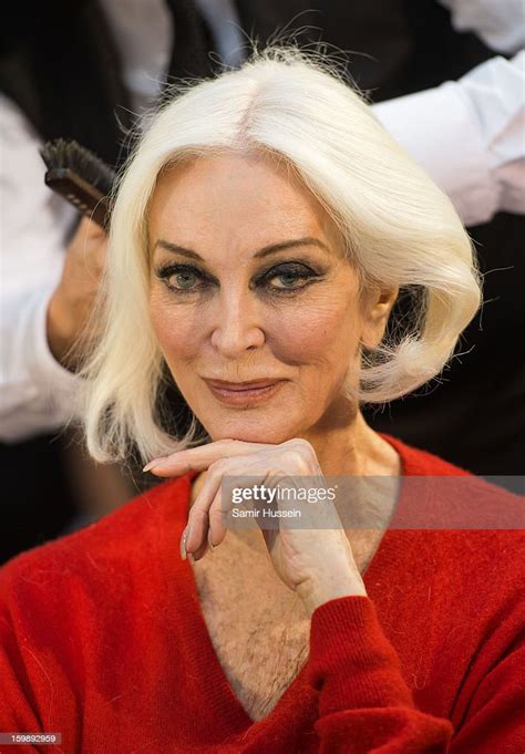 carmen dell orefice poses backstage at the stephane rolland news photo getty images