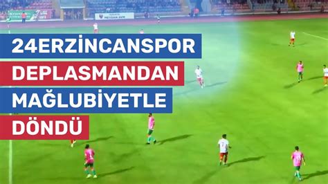 24Erzincanspor Isparta deplasmanından mağlubiyetle döndü YouTube