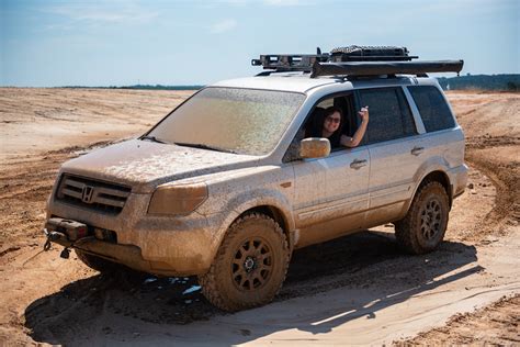 Mud And Sand Off Road With Lifted Honda Pilot Honda Ridgeline And