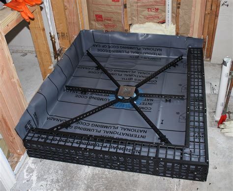 Deck mud for shower pans. Goof proof slope sticks, curb perfect, and universal drain ...