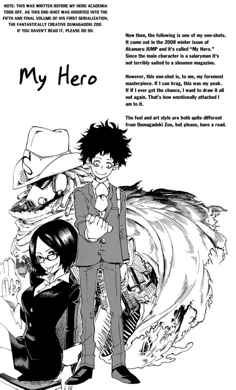 To The New Fans Of The Series I Recommend You Read My Hero Academia One
