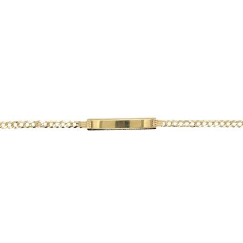 14kt Yellow Gold Baby Id Bracelet Metals In Time