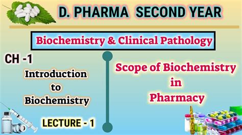 Scope Of Biochemistrybiochemistry And Clinical Pathologyl 1ch 1d