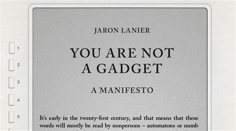 You Are Not A Gadget Cover Creative Review