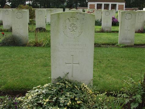 The Adegem Canadian War Cemetery J R Cromwell