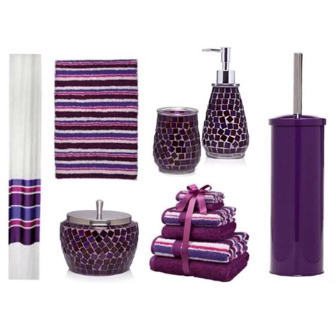 Dark Plum Bathroom Accessories Purple Bathroom Decor Plum Bathroom