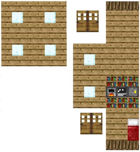 Easy Minecraft Papercraft House Pixel Papercraft Designs With The Tag