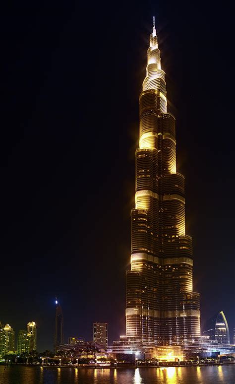 Burj Al Khalifa At Night Photograph By Elena Riim