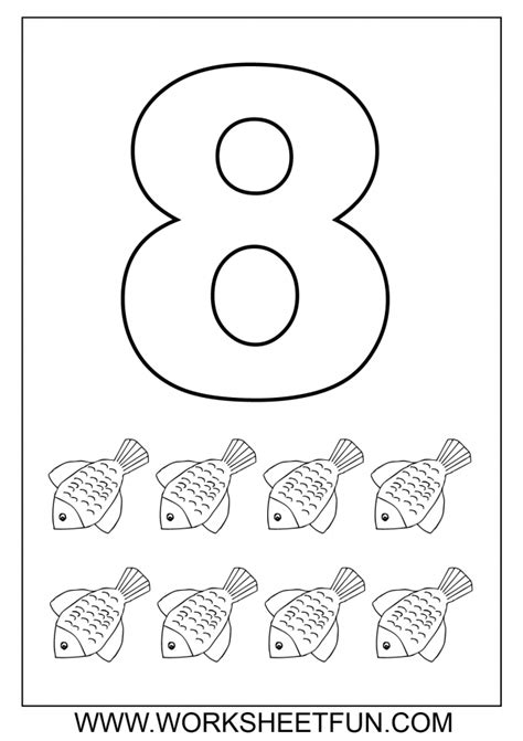 Number Coloring Worksheets 193065 Numbers 1 10 Coloring Page Coloring