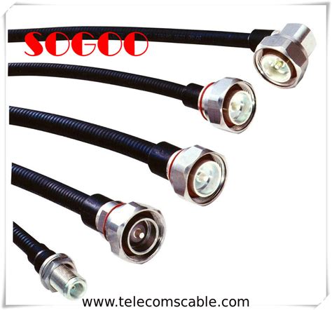 Base Station Rf Jumper Cable Super Flex With Male Din Connector