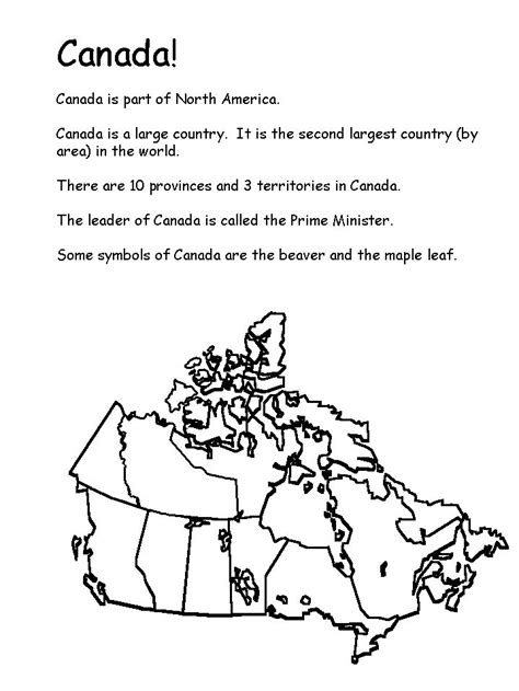 A collection of english esl worksheets for home learning, online practice, distance learning and english classes to teach about kids, kids. About Canada - PreK to Gr.1 | Social studies worksheets ...