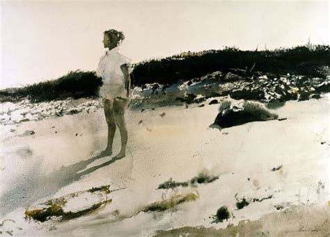 Andrew Wyeth Carol On The Beach Ogunquit Museum Of American Art