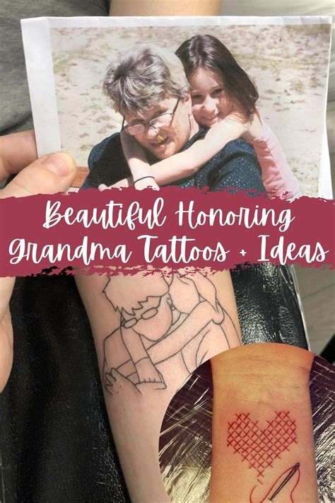 beautiful honoring grandma tattoos ideas tattoo glee