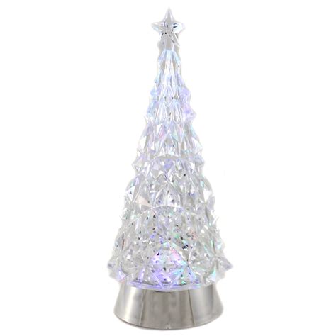 Christmas Led Swirl Tree With Star Plastic Color Changing Flash 133078