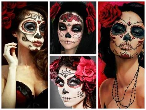 Maquiagem De Caveira Mexicana E Simples Melhor Maquiagem Para Halloween Maquiagem De