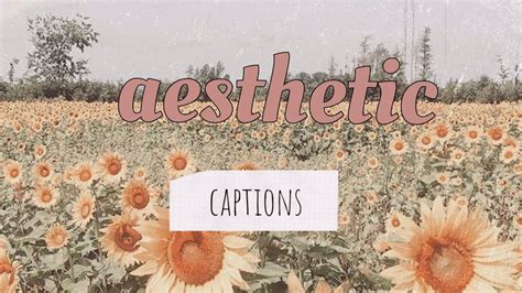 These awesome captions are the most needed captions for your photos, so they can be posted perfectly on instagram and social media along with. AESTHETIC INSTAGRAM CAPTION IDEAS - YouTube