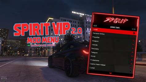 spirit vip mod menu showcase v2.0 ||GTA V ONLINE 1.52|| (SAFE