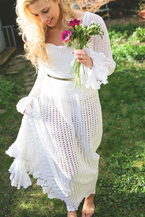 Crochet Wedding Dress Pattern By Tracey Ann Shears