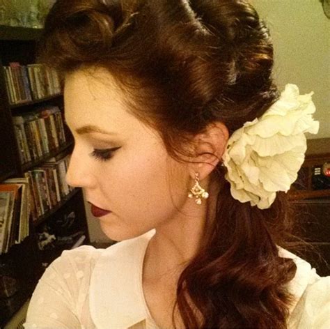Vintage Inspired Hair That I Did For Our Valentines Swing Dance