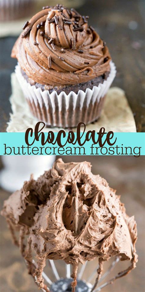 6 tablespoons unsalted butter, softened. Chocolate Buttercream Frosting | Recipe | Chocolate ...